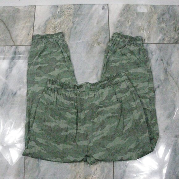 Knox Rose Drawstring Waist Camouflage Joggers Size Large - Picture 3 of 4